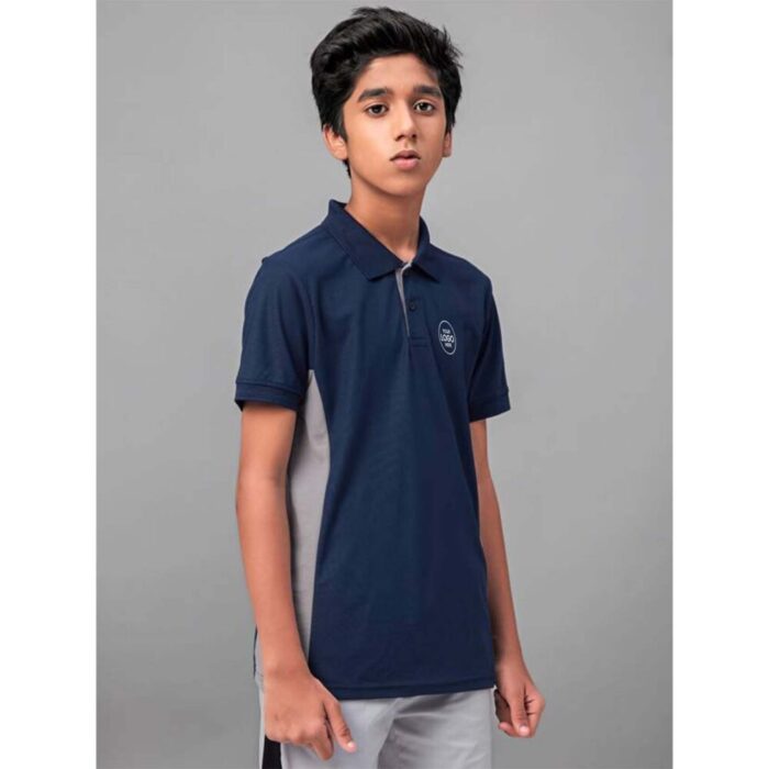 Cotton Unisex Shirt with Collar School Uniform Tshirt
