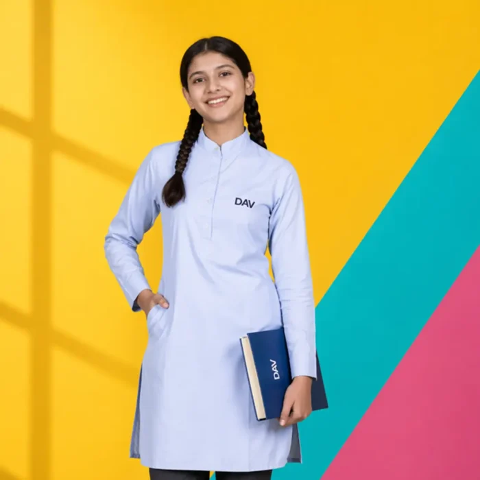 DAV Girls Winter School Uniform Kurta (Class 9th–12th)