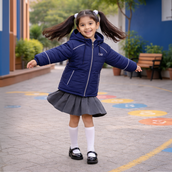 DAV School Uniform Winter Jacket (Nursery–Class 5th)