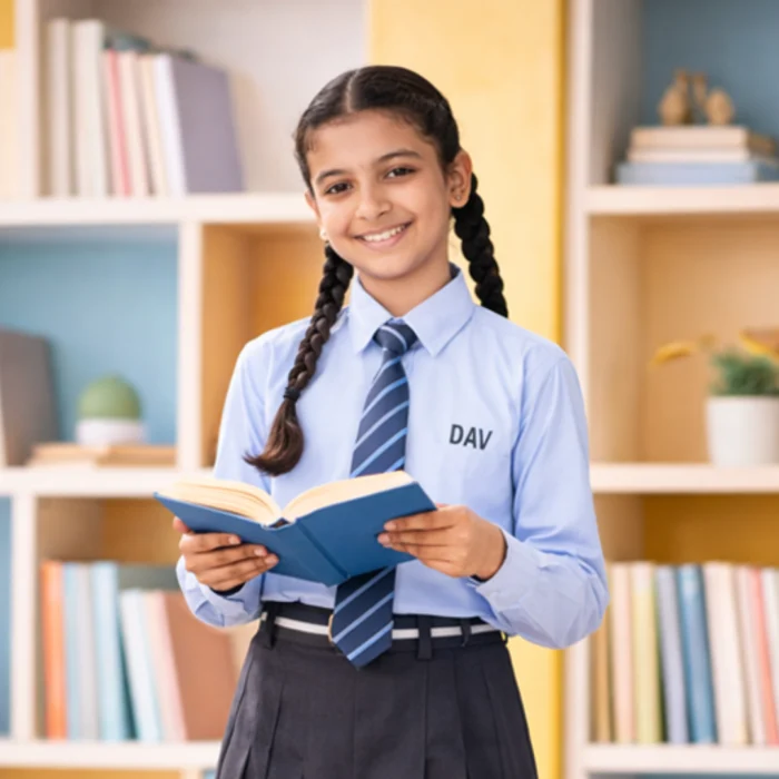 DAV Girls Winter School Uniform Shirt (Class 3rd–5th)