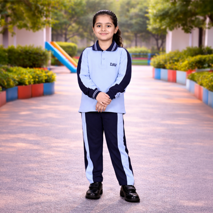 DAV Girls Winter School Uniform Track Pant (Nursery–Class 2nd)