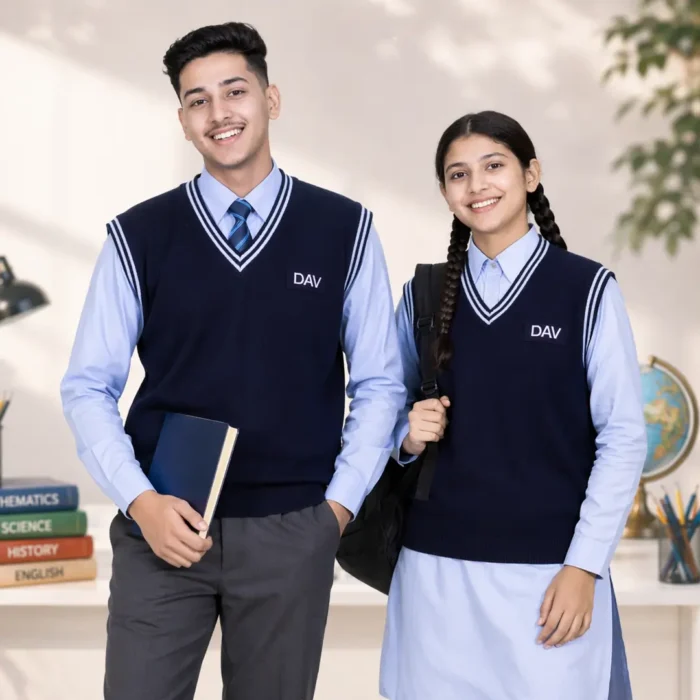 DAV School Uniform Half Sleeve Sweater (Class 3rd–12th)